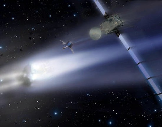  Oddelenie landera Philae je plnovan na november 2014, dleit rolu v tomto procese zabezpeuje servisn systm ESS. Umeleck vzia: ESA
