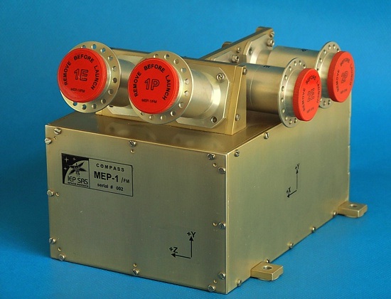 Programmable particle spectrometer MEP-1 has been developed and constructed at IEP-SAS for microsatellite COMPASS.