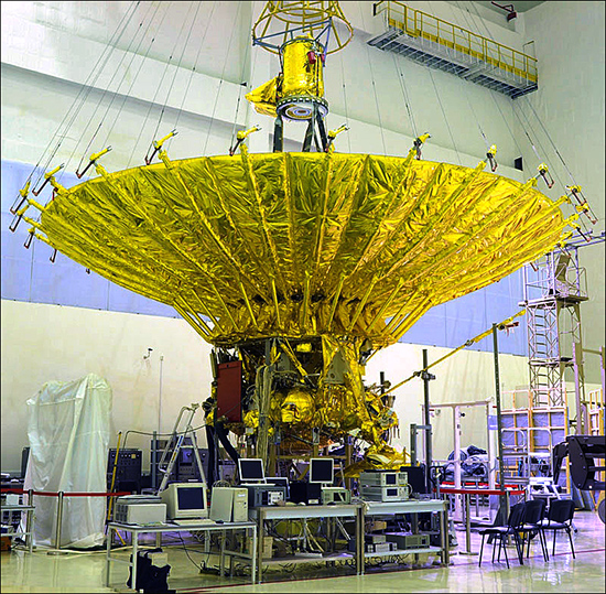  RadioAstron - The antenna final deployment test, Lavochkin Assotiation, 2011.