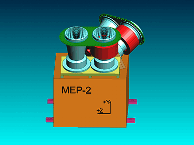  3D-virtulny model prstroja MEP-2.