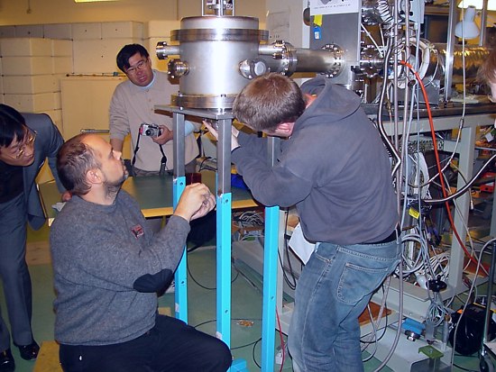 Calibration with an energetic neutral atom beam at Manne Siegbahn Laboratory, Stockholm, Sweden. Hermetization and pumping to 10<sup>-7</sup>mBar.