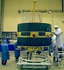 Predštartové prípravy na kozmodróme TSLC (Taiyuan Satellite Launch Center).