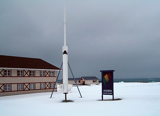 Raketov zklada ARR na pobre severnho Atlantiku.
