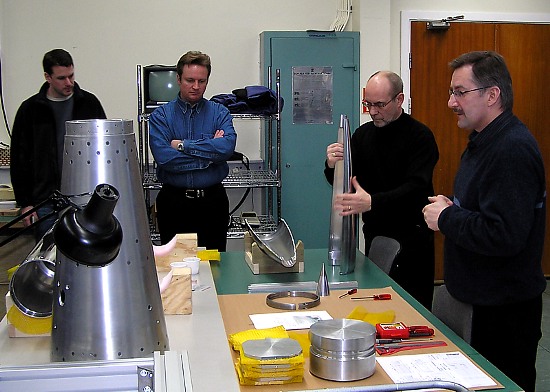 Development and manufacture of the sounding rocket.