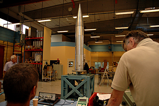  Dynamick vyvaovanie rakety pri 240 ot/min
